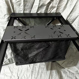 Unit Storage Box Portable Folding Mesh Drain Basket Outdoor Camping IGT Table Accessories
