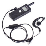 HT-108 Mini Walkie Talkie Portable with Handset Light Weight Large Capacity Lithium Battery Rechargeable