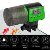 200ML LCD Display 2 in 1 Manual and Smart Adjustable Automatic Aquarium Timer Feeder Digital Fish Tank