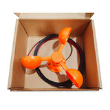 100KM/H Sensor Anemometer Φ14CM DIY Three Cup Type Measurement 0-2V Speed Tester Wind Power Detector