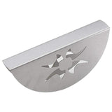 2X Paper Towel Holder Stainless Steel Napkin Holder Fanshaped Organizer Container Home Party Dining Table Decoration