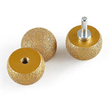 Brazing Diamond Mushroom Polishing Cone Head Pebble Cobblestone Marble Abrasive Tools Inner Circle wer Pot Arc Grinding