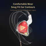 QKZ AKX 3.5mm In-ear Wired Earphones Dynamic HIFI Bass Earbuds Monitor Headphone Sport Noise Cancelling Headset