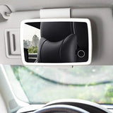 Vanity Rechargeable Touch Screen Makeup With Three-Level Dimming LED Lights Car Mirror