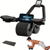 1pc Elbow Support Automatic Rebound Abdominal Exercise Wheel, Ab Roller, Abdominal Exercise Machine, Abs Workout Equipment