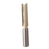 1/2 1/4 Trim Router Bit Wood Slotted Knife Carbide End Mill Straight Flute Bit