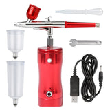 Cordless Airbrush Compressor Kit For Makeup, Cake Decoration, Cookie, Mode, Makeup