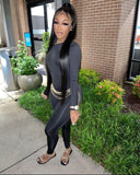 Women's Long Sleeve Jumpsuit Trousers