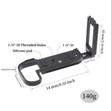 Camera Quick Release L Plate Mount Bracket DSLR Bracket for Ronin R5/6 L Shape Bracket Quick Release Plate For Vertical Shooting