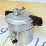 1800W High Pot Pressure Cooker with Silicone Rubber Seal Ring Dental Lab Equipment