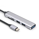 USB HUB 3.0 USB-A Hub Splitter 5 Port USB3.0 With TF/SD Card Reader High Speed Data Transfer For Laptop Computer Durable B