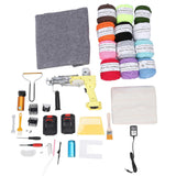 Cordless Rug Tufting Gun Kit Multifunctional Tufting Gun With Electric Scissors for Carpet Making 100240V US Plug