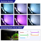 WEEK AQUA T90 PRO APP RGB-UV 90W Fish Tank Bracket Downlight Dimming Timing LED Aquatic Light