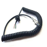 10PCS Replacement Handheld Speaker 8 Pin PTT Mic Microphone Cable For Aco EMS-57 EMS-53 DR-03T DR-06T DR635 DR620 DR435 Radio