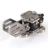 Mini Morse Key Double Paddle Code Keyer in Aluminium Alloy for Practise Beginner CW Telegraph Shortwave Radio