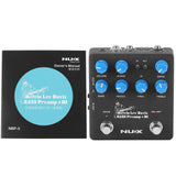 NUX NBP5 Electric Bass Preamp DI Box Effect Pedal Metal Musical Instrument Supplies