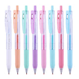 Color Press Gel Pen 8-Color Set Water Pen Milk Color