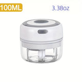 3.38 oz/8.45 oz mini electric USB chili shredder, durable ginger and vegetable shredder