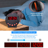 Powerful Vibrating Clock with Adjustable Features - USB LED Digital Display