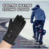 Motorcycle Heating Thermostat Warm Windproof Rechargeable Touch Screen Gloves Winter Outdoor Sports Cycg Accessories