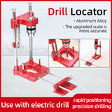 Woodworking Drill Accurate Positioner Portable Jig Tool Hand Carpenter Locator Rust-Proof Hole Drilg