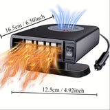 1pc, Portable Car Heater, Car Heater - Portable Car Heater, 12V Car Heater That Plugs Into Cigarette Lighter