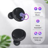 Y40 Bluetooth Headphones with LED Digital Display Charging Box Wireless Headphones Game Sports Entertainment