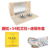 Medical Wooden Pillow Warms Moxibustion Apparatus Lumbar Cervical Spine Portable Hot Compress Necks Pillows