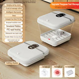 Jinzheng household fully automatic constant temperature folding foot bath bucket upgraded electric massage function