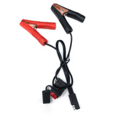 Battery Crocodile Clip Sae Connector Extension Cable 14AWG 100CM 2Pin Quick Disconnect to Alligator Connectors Fuse