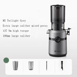 M6 Slow Household Hybrid Electric Juicer 13cm Large Caliber Fully Automatic Fruit and Vegetable Juice Separation