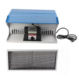 Rock Polisher Jewelry Grinding Machine DoubleEnded Cloth Ornament Polishing Machine with Lamp for Home Carving