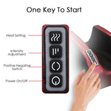 Electric Shiatsu Massager with Heating Therapy - Foot Massage Roller for Relief of Leg Fatigue. Elderly Gift.