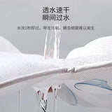 Hotel Universal Suction Cup 4D Mesh Health SPA Bath Backrest Cushion Washable Anti-slip Pillow