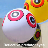 3 Piece Set Of Reflective And Scary Eye Balloon Bird Repellent To Prevent Birds Staying Away From The Garden