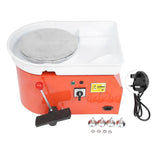 Ceramic Pottery Electric Machine Detachable Basin Adjustable Speed Art Craft DIY Clay Tool 350WUK Plug 220V