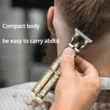 Resuxi LH-203/207 Professional Carving Mark Gradient, Men's Home Hair Clipper, Trimming White T9 Small Clipper