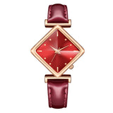 Elegant Diamond Dial Thin Strap Women's Watch