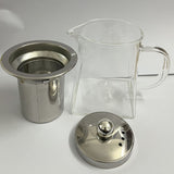 1pc Glass Tea Set Tea Set Transparent High-end Teapot 350ml-750ml