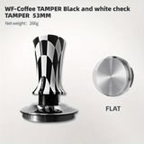 1pc Adjustable Depth Concentrate Tamper - Transparent Black and White Plaid