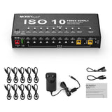 Guitar Effect Power Supply Guitar Effect Pedal Power Supply accessories Basses Guitar Pedal Power 10 isolated DC outputs