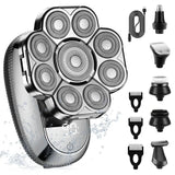 Resuxi LK-9520 Full Body Waterproof Men's Household 6-in-1 Multifunctional Electric Shaver and Nose Hair Set