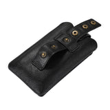 Mobile Phone Bag Belt Loop Holster Case Universal PU Leather Pouch Cases For 6.7-7.2inch Double-layer Flip Protective Cover