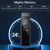 S8 Digital Voice Recorder 16GB Activated Record Playback Mic and Speaker 1536KBPS High Recording Password Protection TFT Screen