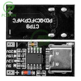 1-5Pcs USB-C PD Trigger PD/QC Decoy Board Fast Charge USB Type-c to 12v DC Boost Module