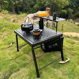 Spider Outdoor Furnace Board with Storage Bag - Camping Stove Table Plate for Electric Water Dispenser