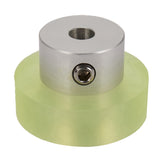 6X 100Mm Aluminum Polyurethane Industrial Encoder Wheel Measuring Wheel For Measuring Rotary Encoder