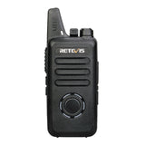 RT22S Walkie Talkie - Paired Upgrade Version with Battery & Channel Display, Mini and Compact