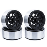 4Pcs Metal 1.9 Beadlock Wheels Rims For 1/10 RC Crawler Car Axial SCX10 II 90046 AXI03007 Traxxas TRX4 RC4WD D90