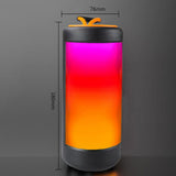 FM Radio 118 Bluetooth Speaker Subwoofer Portable Half-screen Colorful Speakers  Universal